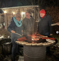 Bürgermeisterkandidatin Susanne Höhnle mit Christian Rindsfßer und Harald Güller